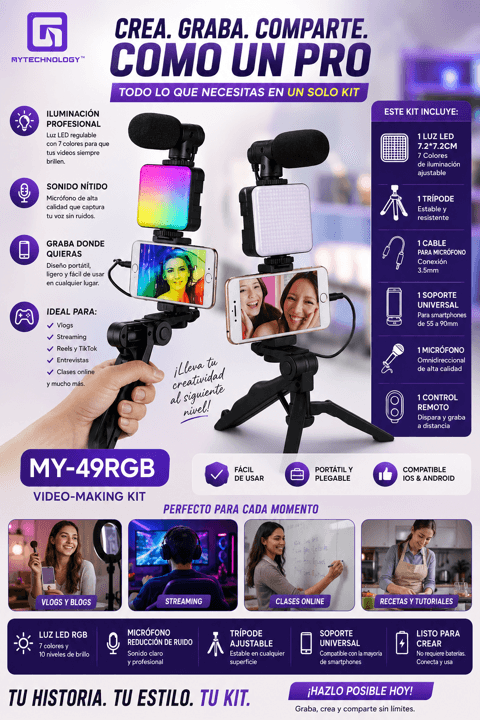 Kit de Video MY-49RGB