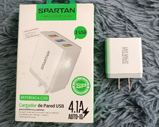 CARGADOR SPARTAN 3 USB 4.1A