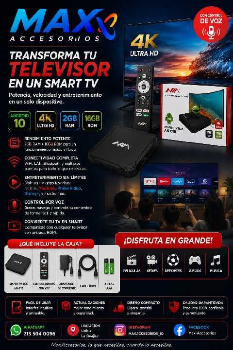 Tv Box NIA AndroidTv 10 16/2