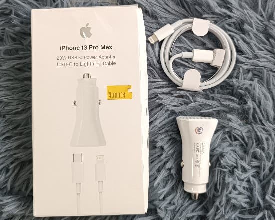 CARGADOR CARRO 20W USB-TC IPHONE