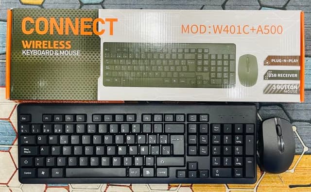 Teclado Inalanbrico W401C+A500
